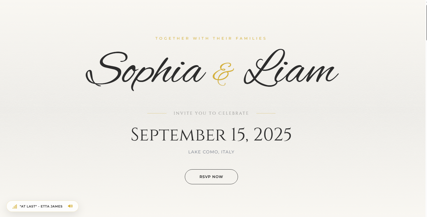 Velvet Wedding Invitation Theme