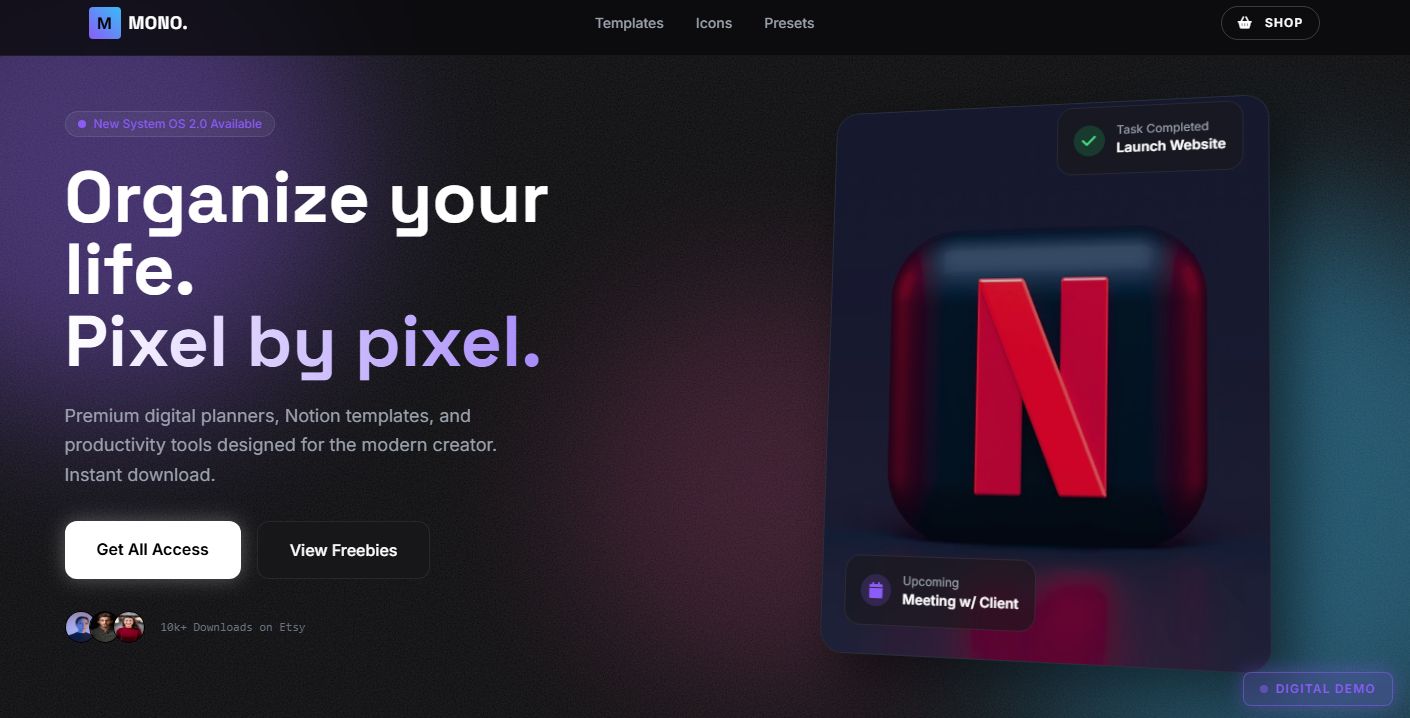 Iron Clad Digital Theme